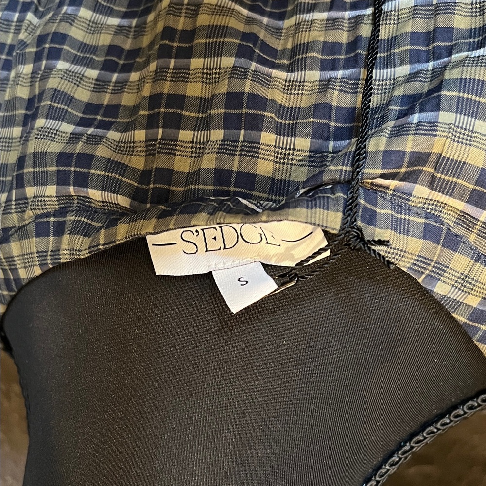 S’edge Plaid Midi Dress - Picture 2 of 4